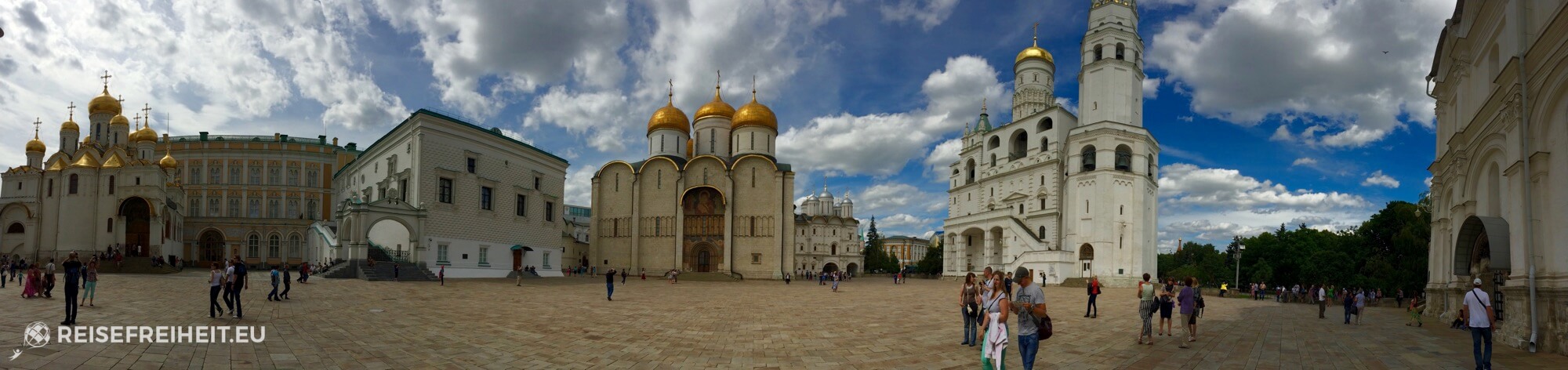Panorama der Kirchen im Kreml